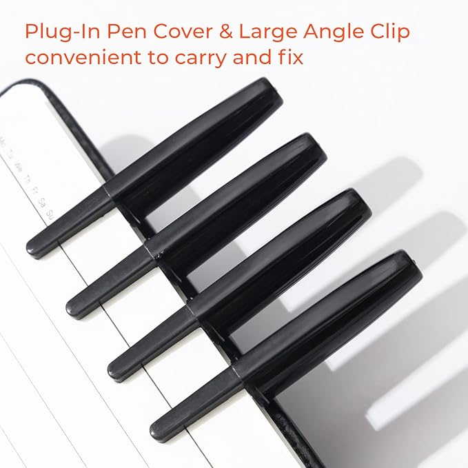 M&G Ballpoint Pens, Black Ink Ballpoint Pens Medium Point 1.0mm, Ball Point Pens Bulk Lasting Smooth Writing with Anti-Slip Grip & Plug-In Cover for Journaling Office School Women Men (50 Pack)