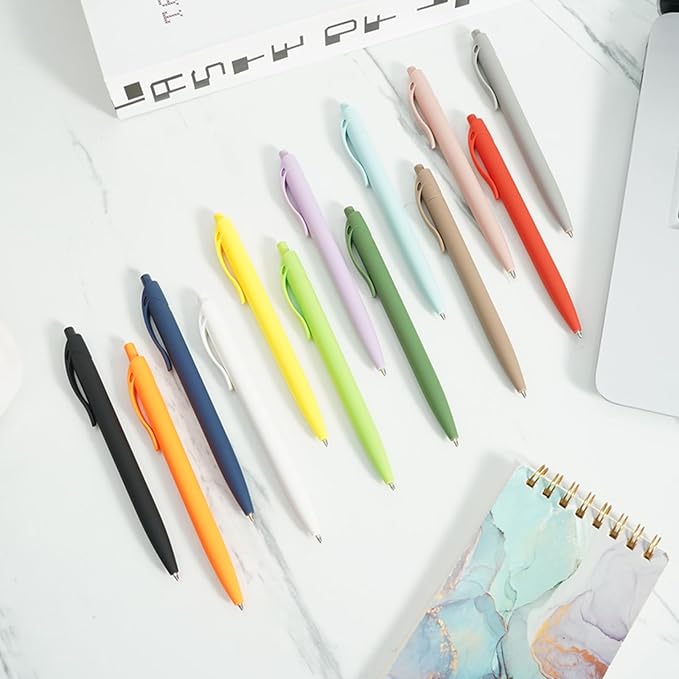 BallPoint Pens, 100 Pack (BLACK Ink),Bulk Pens, Yellow Barrel,Click Pens for Office Home and School, Retractable Ballpoint Pens, Medium Point, 1.00MM (Yellow)