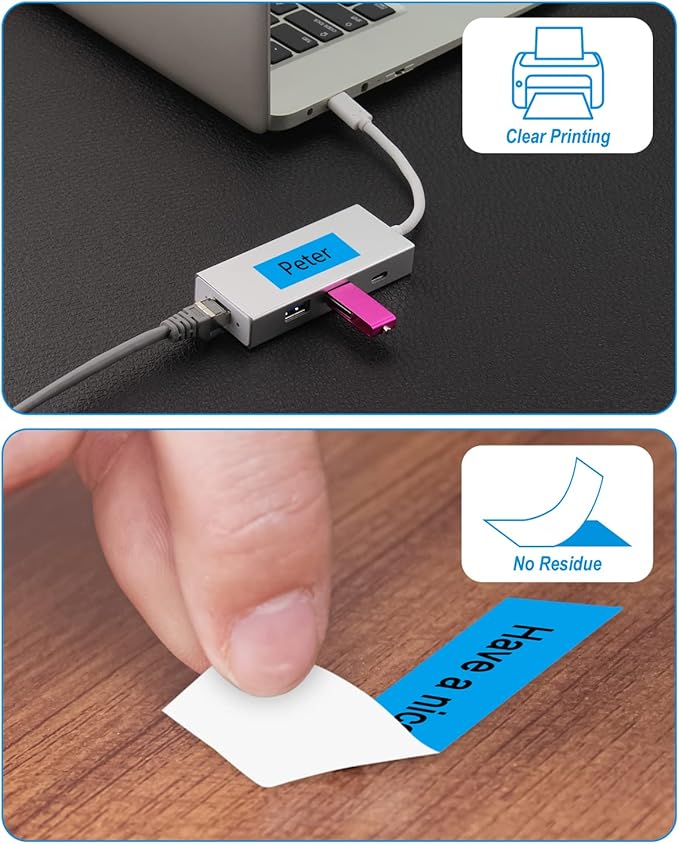 Weemay Compatible 3 Pack TZe-541 Replacement for Brother P-Touch Label Tape 18mm 0.7 Black on Blue 3/4 TZe TZ Tape TZ-541 TZ541 TZe541 for PT-D400AD PT-D610BT PT-D600 PT-D410 Printer, 0.7" x 26.2'