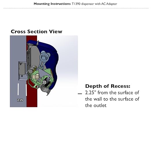 San Jamar Tear-N-Dry Oceans Paper Towel Dispenser 1.5 Inch Core Rolls with Touchless Dispensing for Bathroom, Kitchens, Restaurants, and Cafeterias, Plastic, Black Pearl