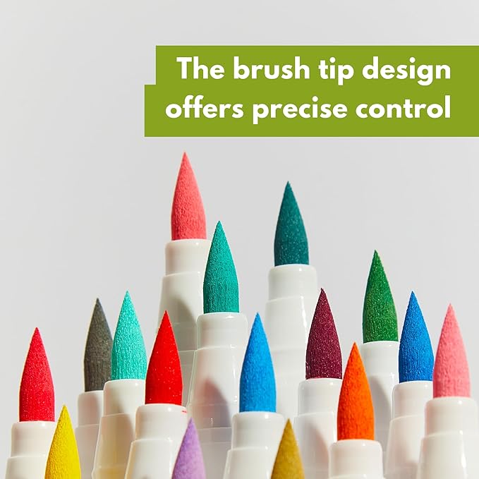 36-Color Acrylic Paint Markers Set – Vibrant multicolour Paint pens for Precision Painting on Multiple Surfaces for Paper, Canvas, Rock, Glass, Wood