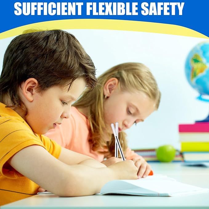 120 Pcs Safety Pens 3.8 Inches Flexible Non-lethal Writing Pens for Mental Health Hospitals and Prisons