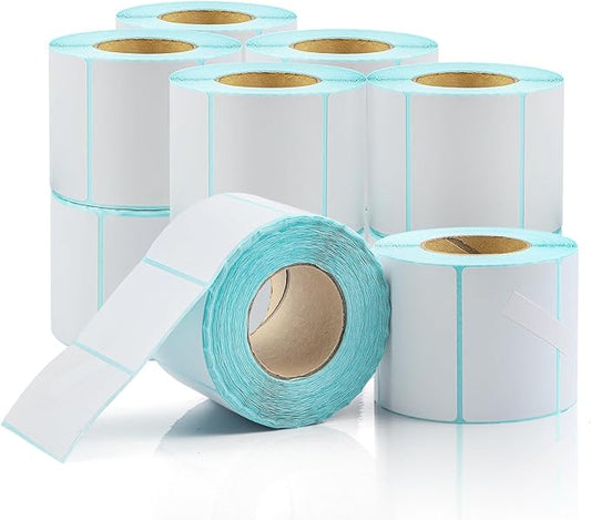 Bonvoisin Printing Scale Label Rolls, 58 X 40 mm, Barcode Label, 12 Rolls Per Case