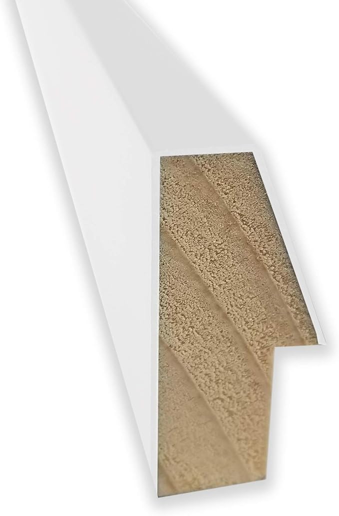 Amanti Art Natural Cork Board for Wall, 29x49 Vision Board with White Frame, Oversize Corkboard Office Decor for Home Organization, Modern Corkboard Pinboard to Display Items for Home Organization in