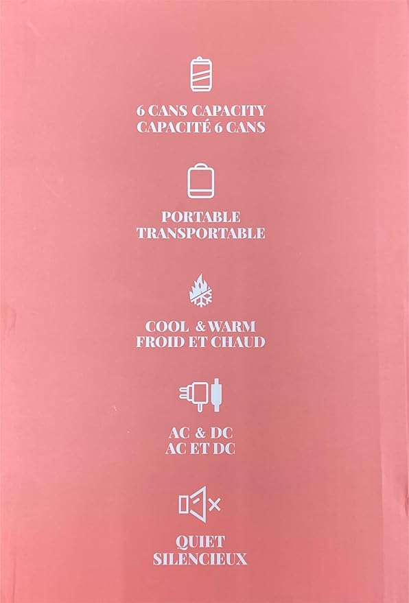 CROWNFUL Mini Fridge, 4 Liter/6 Can Portable Cooler and Warmer Personal Refrigerator for Skin Care, Cosmetics, Beverage, Food,Great for Bedroom, Office, Car, Dorm, ETL Listed (Green)