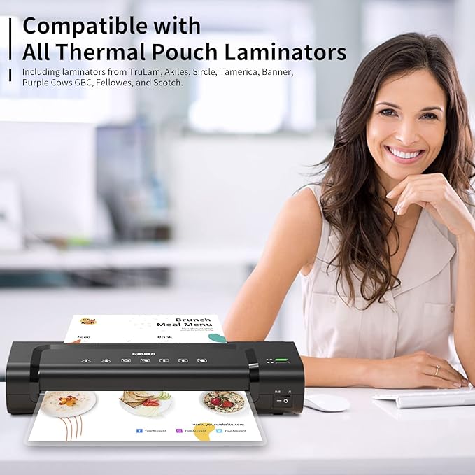 5 mil Thermal Laminating Sheets 3000 Packs, 9” x 11.5” Clear Laminating Pouches Holds 8.5 x 11 Inch Sheet, Letter Size Lamination Paper for Laminator - Rounded Corner