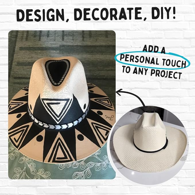 4 Jumbo Black Poster Markers - 15mm Fat Acrylic Paint Markers for Wood, Rock Painting, Plastic, Glass, Metal, Walls, Fabric - Large Thick Permanent Paint Pens for Signs, Board, Teachers