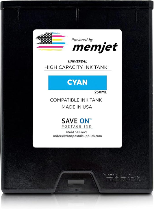 Save On Postage Ink, Memjet Ink Cartridge Compatible Astro 123-2413 | Memjet Ink Compatible HI-Cap Cyan Ink Tank for AstroJet M1 M2 S1 and M1DX