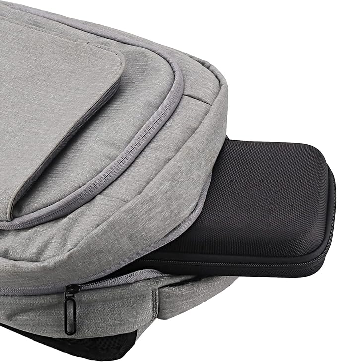 BOVKE Calculator Case for Texas Instruments TI-Nspire CX II CAS/CX II/CX CAS/CX Color Graphing Calculator and More - Extra Mesh Pocket for USB Cables and Other Accessories, Black+Black