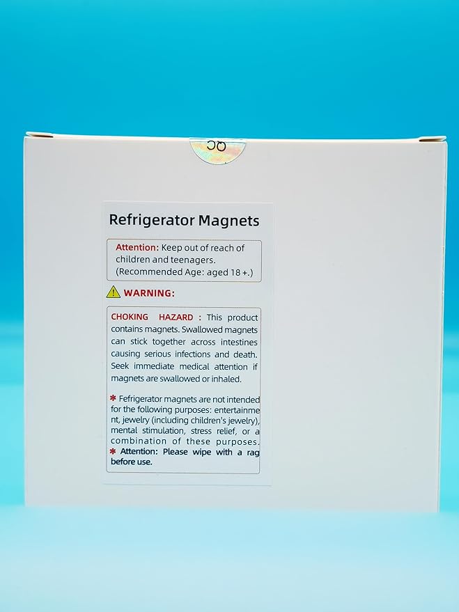 Fridge Magnets, 20 Pcs Small Round Strong Heavy Duty Cute Magnets for Refrigerator, Whiteboard, Locker, Office, Classroom - Blue