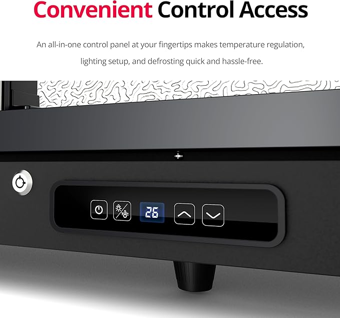 54 inch 318-can Triple Hinged Door Back Bar Cooler, 10.42 cu. ft. Under Counter Glass Door Bar Fridge with hinged doors, lockable, 32-50°F Beverage Refrigerator, ETL Certified, Black