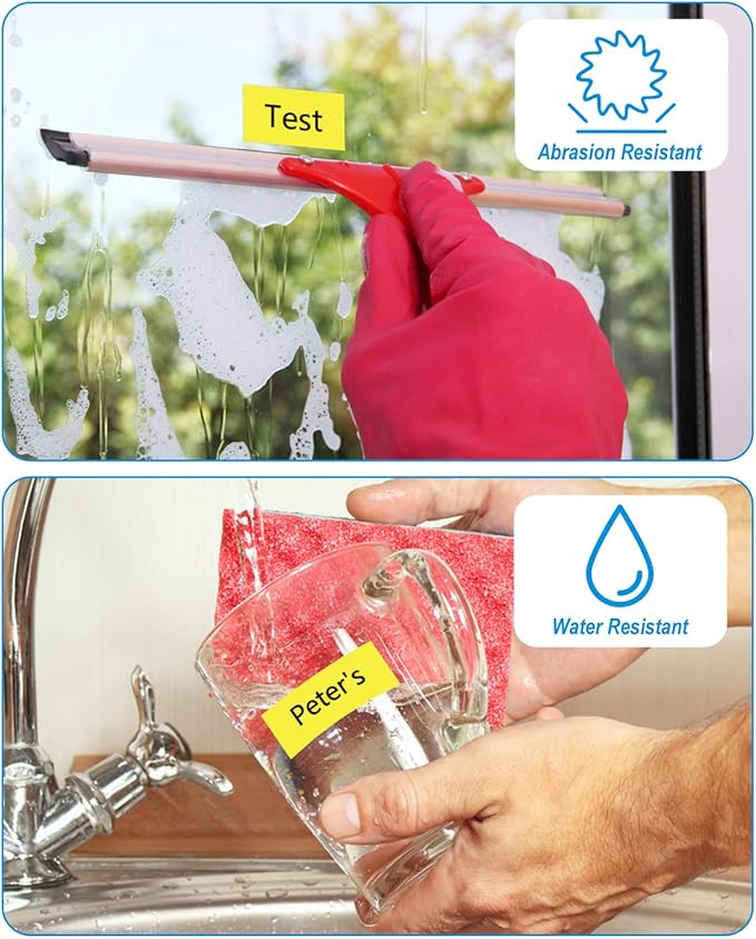 Weemay 3 Pack TZe651 24mm Black on Yellow Label Tape Compatible with Brother P-Touch Label Maker Tape TZe-651 TZe 651 TZ-651 TZ651 for PT-E500 PT-D600 PT-P750W PT-P900W Printer, 1 in x 26.2 ft