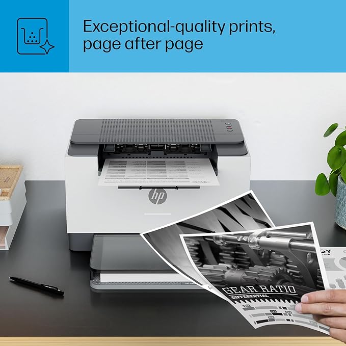 HP Laserjet M207dw Laser Wireless Printer, Black and White, Duplex, Best for Office