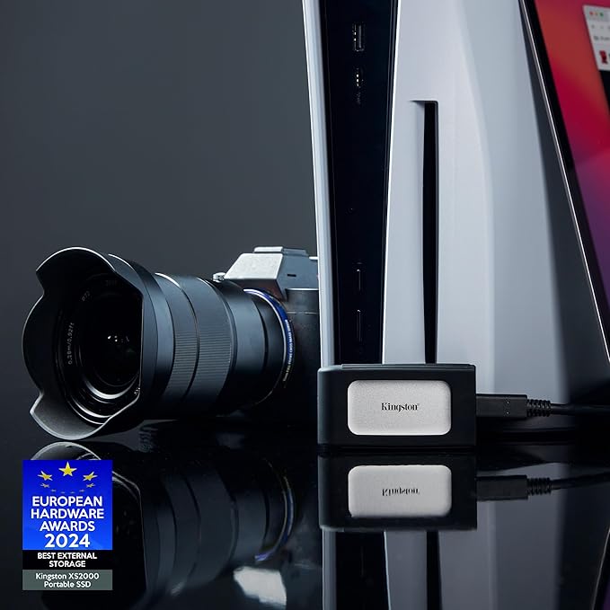 Kingston XS2000 2TB High Performance Portable SSD with USB-C | Pocket-sized | USB 3.2 Gen 2x2 | External Solid State Drive | Up to 2000MB/s | SXS2000/2000G