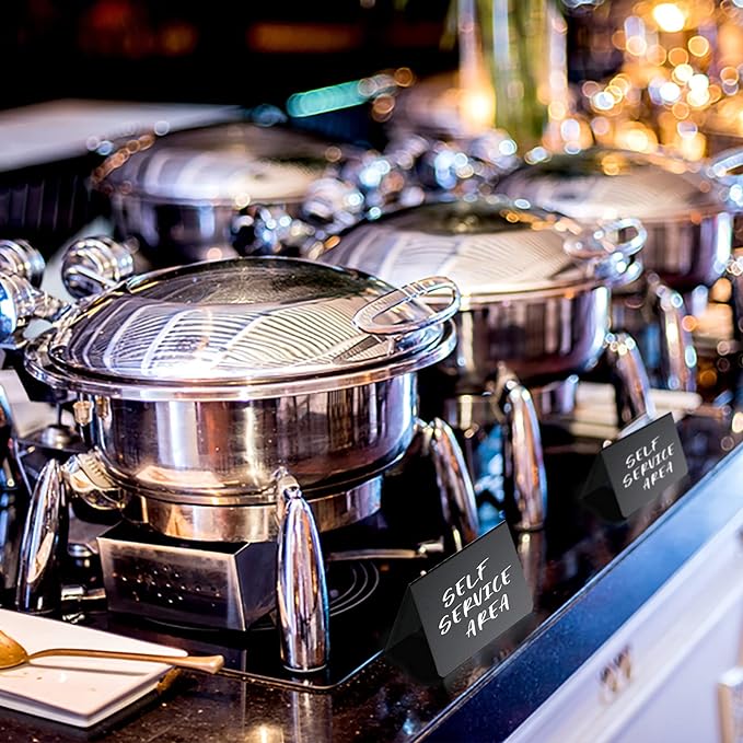 20 Pack 4"x3"Mini Chalkboard Signs for Chalk Sign for Food - Party - Buffet - Table Sign Chalkboard - Wedding - Bakery - Small Chalkboard Sign - Mini Chalkboard Signs for Food