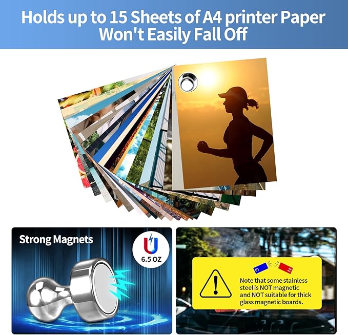 36Pack Magnets for Whiteboard Refrigerator Magnet Fridge Magnets Small Magnet for Whiteboard Office Classroom Home Neodymium