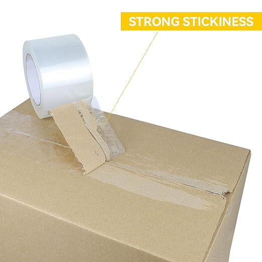 Clear Packing Tape Refills, Total 1320 yd., Heavy Duty Shipping Tape, Each 2 inch x 110 Yards x 2 mil Thick for Shipping, Packaging, Sealing and Moving 12 Rolls