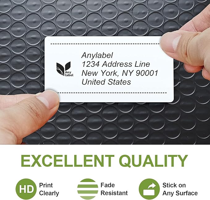 Compatible 3" x 2" Direct Thermal Labels Replacement for Barcodes Postage Address Shipping Compatible with Rollo & Zebra Desktop Printers Adhesive & Perforated (12 Rolls, 700 Labels/Roll)