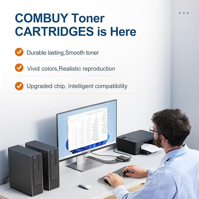 210A Toner Cartridges 4 Pack 210X Replacement for HP 210A W2100A 210X W2100X High Yield for HP Color Laserjet Pro MFP 4301fdw 4301fdn Pro 4201dw 4201dn Series Printers (BK/Y/C/M, with Chip)