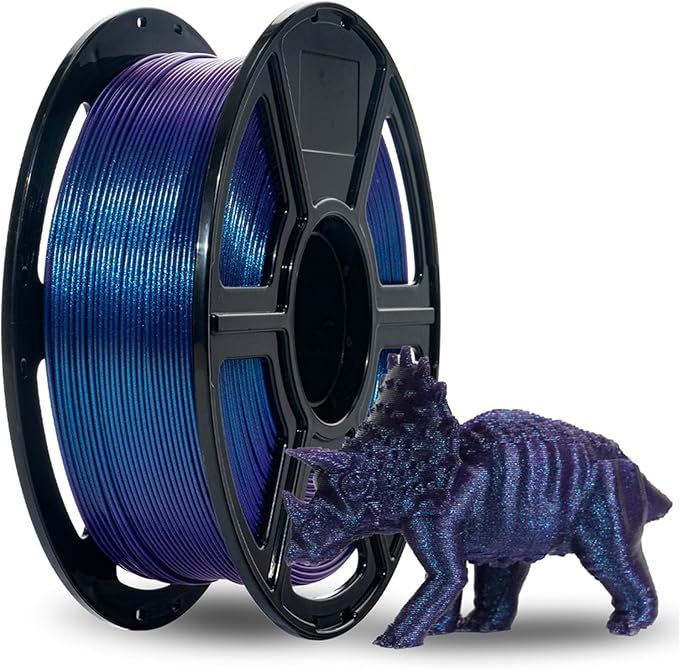 FLASHFORGE Chameleon Rapid PLA Filament 1.75mm Nebula Purple, PLA Color Shift High Flow Speedy 3D Printer Filament, Max 500mm/s Fast Printing, Display Shimmering Effects from Various Angles and Light