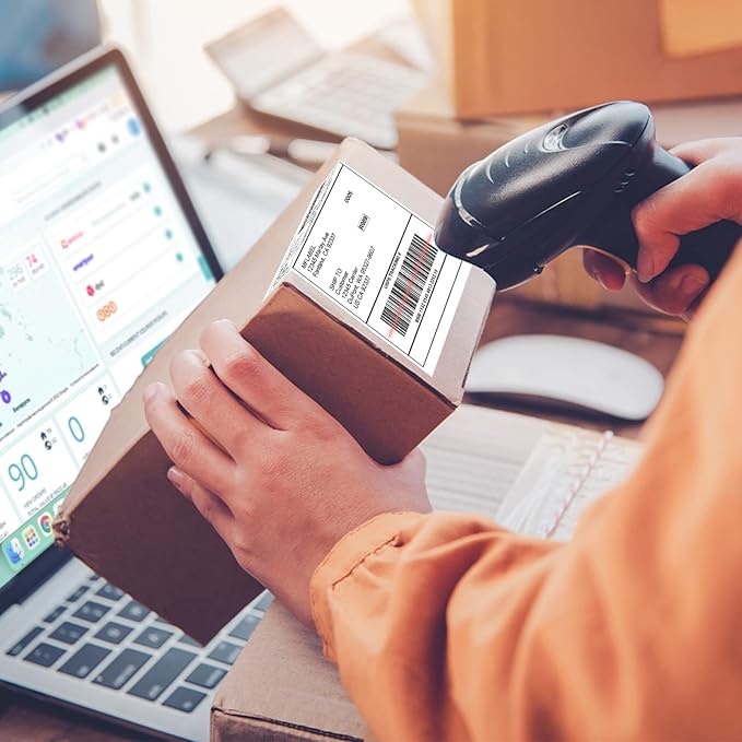 MFLABEL Half Sheet Label Laser/Ink Jet Shipping Label 8.5 x 11 Inches Packaging Labels, Address Labels for Laser & Inkjet Printers, 1500 Count(750 Sheets)