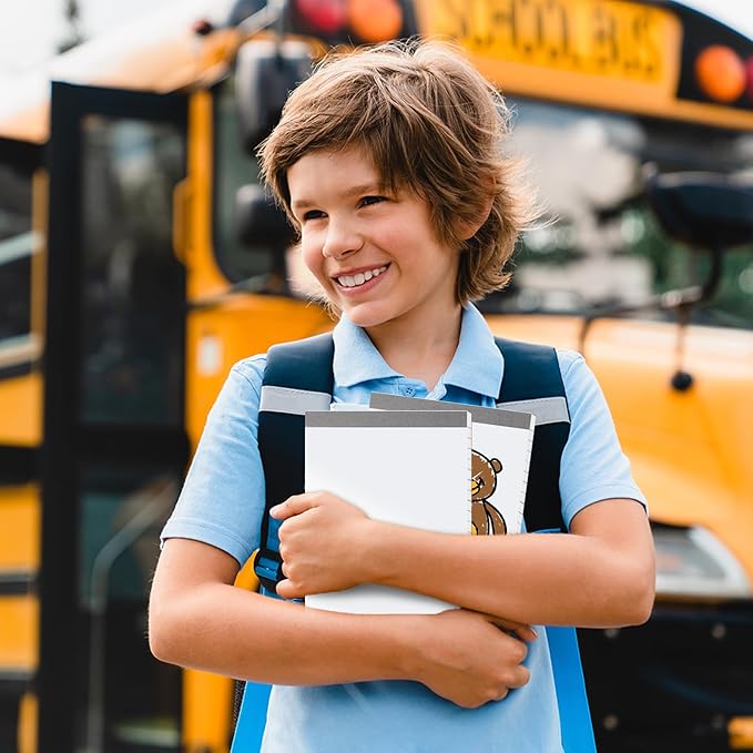 12 Pack Waterproof Cover Memo Pads 5.5" x 8.5" Lined Note Pads Writing Pads (51 Sheets Each Pad, Double Side Printed)