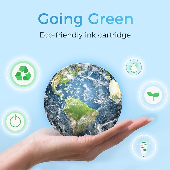 TEINO 60XL 60 Black Ink Cartridge Remanufactured Ink Cartridge Replacement for HP Ink 60 60XL for HP PhotoSmart C4680 C4780 C4795 C4640 D110 DeskJet F4480 F4440 F2430 F4280 Envy 100 110 120 (2 Black)