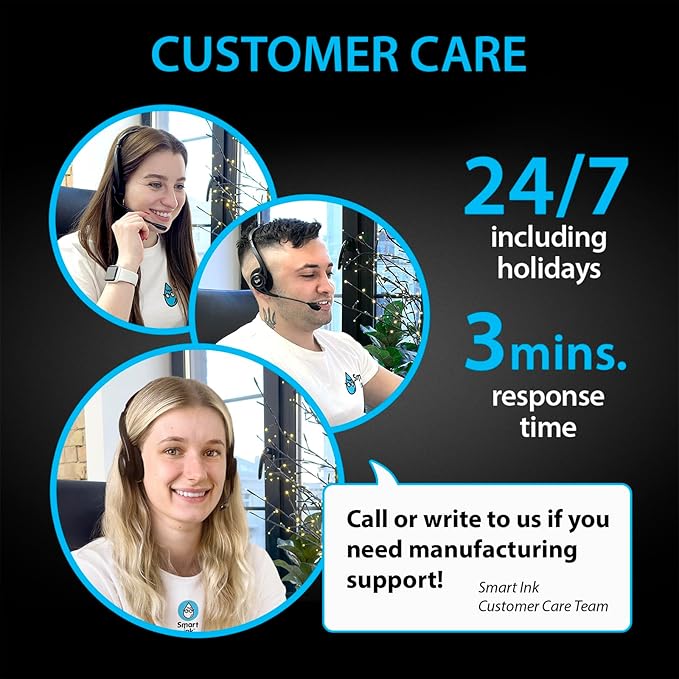 Smart Ink Compatible 206A Toner Cartridge Replacement for HP 206A Toner Cartridges (2 Black Combo Pack) 206X with Chip to use with Color Laserjet Pro MFP M283fdw M283cdw Laserjet Pro M255dw M255nw