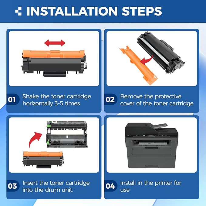 DR730 Drum Unit (Not Toner) 2-Pack Compatible Replacement for Brother DR-730 Imaging Drum MFC-L2710DW MFC-L2750DW DCP-L2550DW HL-L2350DW HL-L2395DW HL-L2370DW HL-L2390DW MFC-L2690DW HL-L2325DW Printer