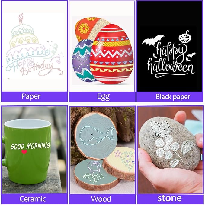 Double Line Outline Markers,2Pack X12 Colors Glitter Markers，Metallic Sparkle Pen for Drawing，Tween Teen Girl Gifts Trendy Stuff 4-16 Year Old,Art Supplies for Kids 9-12