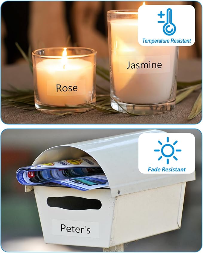 Weemay 3 Pack TZe151 24mm Black on Clear Laminated Label Tape Compatible with Brother Label Maker Tape TZe-151 TZe 151 TZ-151 TZ151 for PTouch PT-E500 PT-D600 PT-P750W PT-P900W Printer, 1 In x 26.2 ft