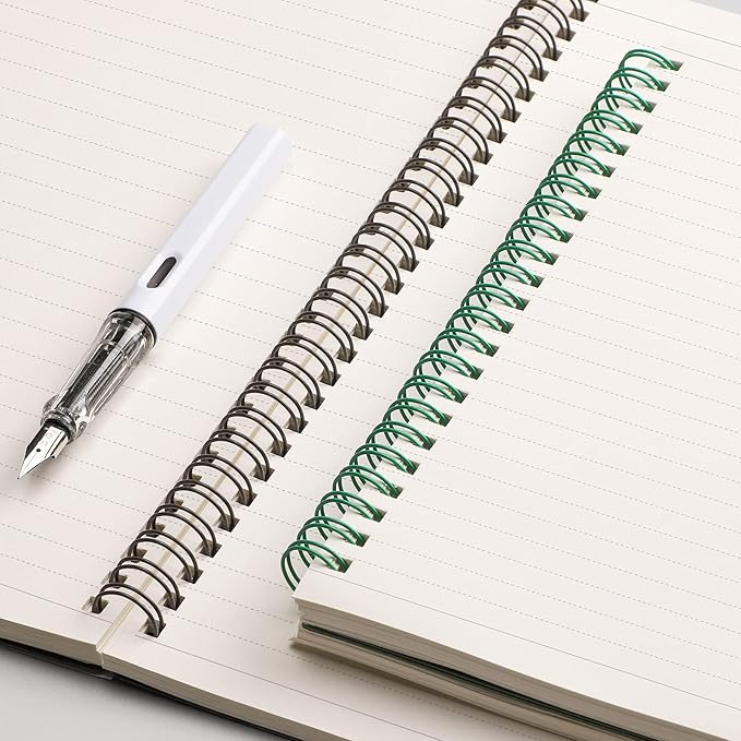 EMSHOI 3 Pack Spiral Notebook 7.48" x 10.15" - B5 Large Composition Notebooks College Ruled, 480 Pages 100gsm Lined Paper, Plastic Hardcover Journals for Writing Women Men Work School Supplies Gifts