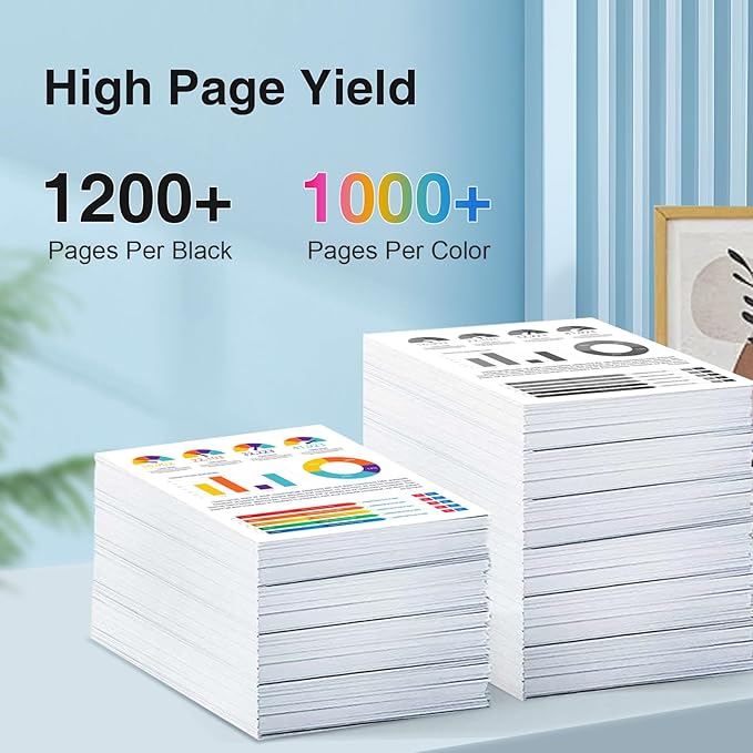 910XL Ink Cartridges Replacement for HP 910XL Ink Cartridges Combo Pack for HP OfficeJet Pro 8025e 8015e 8028e 8035e 8020 8015 8028 8025 8035 Printers