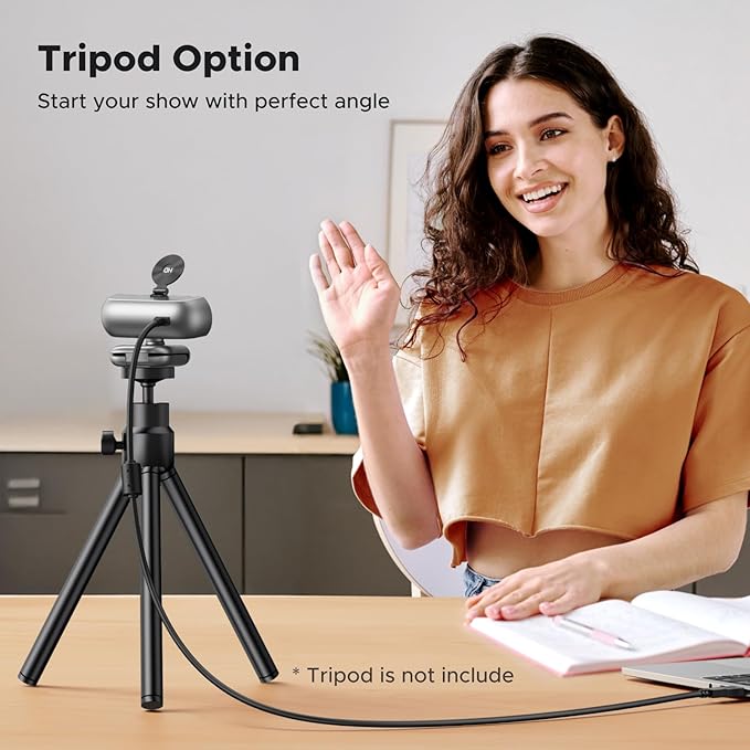 UGREEN 2K Webcam for PC Ultra HD 1080P Computer Webcam with Microphone, PC Camera with Privacy Cover, USB Web Camera for Streaming, Conference, Video Calling, Zoom, Skype, Teams, FaceTime, Silver Grey