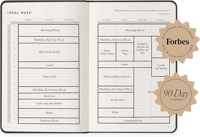 Full Focus Oatmeal Linen Planner by Michael Hyatt - The #1 Daily Planner to Set Annual Goals, Increase Focus, Eliminate Overwhelm, and Achieve Your Biggest Goals - Hardcover