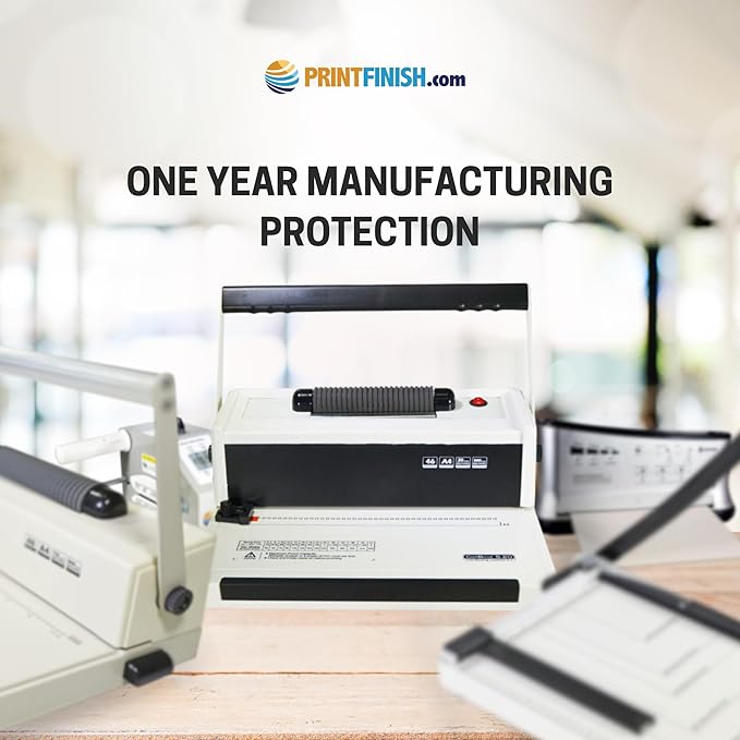 Coilbind S20 Spiral Coil Binding Machine for Office – Heavy Duty Hole Punch Electric Coil Inserter – Adjustable Margins – Clean Binding - Free Crimper Tool & 100 Coils – 4:1 Pitch – 20 Sheet Capacity