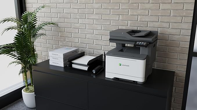LexmarkCX532adwe MFP Color Laser Printer with Touch Screen, Laser Printer Technology, USB connectivity, and Color Output.(50M7040)
