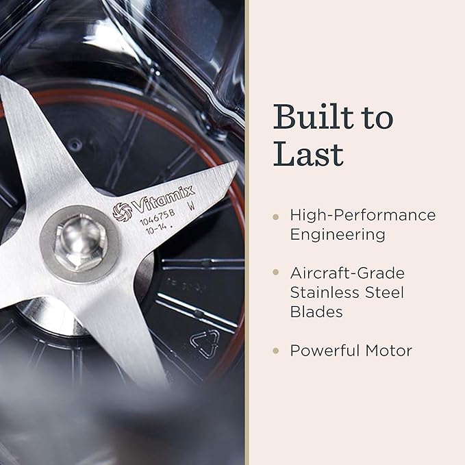 Vitamix Explorian with Programs, Three Blending Programs, Professional-Grade Blender for Smoothies and More, Self-Cleaning Kitchen Appliance, 64 Oz Container, Black (Renewed Premium)