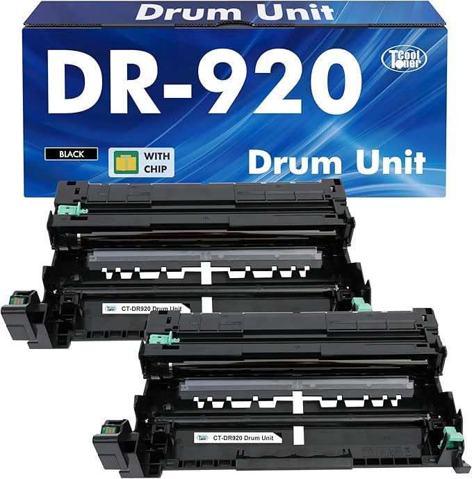 DR-920 DR920 Drum Unit Black 2 Pack Compatible Replacement for Brother DR920 DR 920 DR-920 for HL-L5210DN L5210DW L5215DW L6210DW L6217DW L6310DW L6415DW MFC-L5710DN L5710DW L5715DW L5915DW Printer