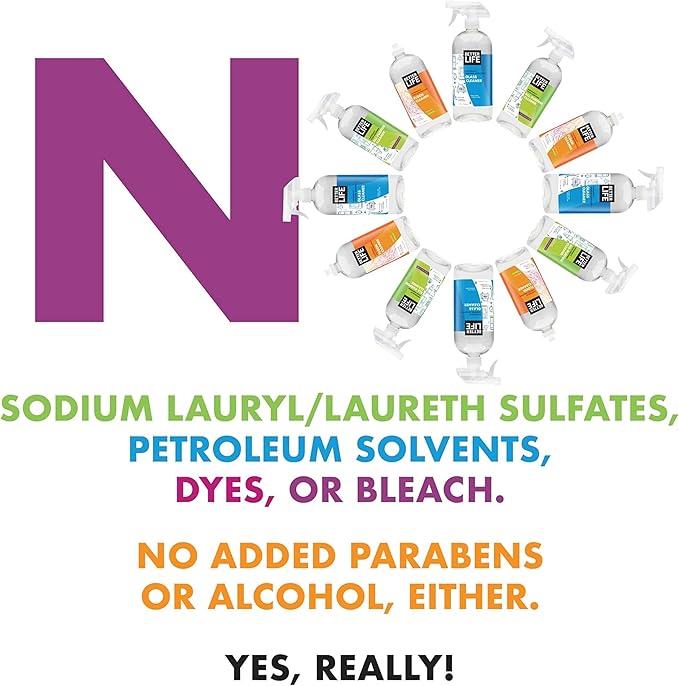 Better Life All Purpose Cleaner Concentrate- Multipurpose Home and Kitchen Cleaner for Glass, Countertops, Appliances, Upholstery & More - 32oz Clary Sage & Citrus Concentrate