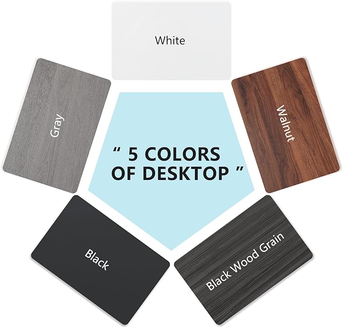 Conference Room Table, Folding Conference Tables,Thicken Grey Tabletop,Flip Top Wooden Seminar Meeting Room Table for Conference Room Offices (10, BlackWoodGrain, 55.1”)