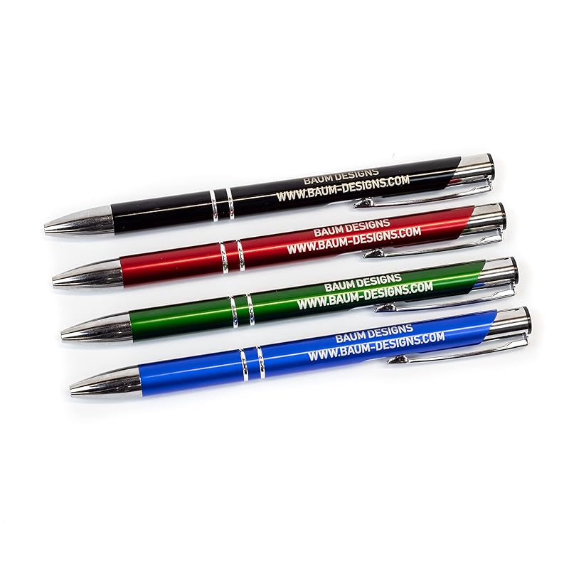 Bulk Personalized Pens Custom Engraved Ballpoint Pens (200 Pens, Mixed)