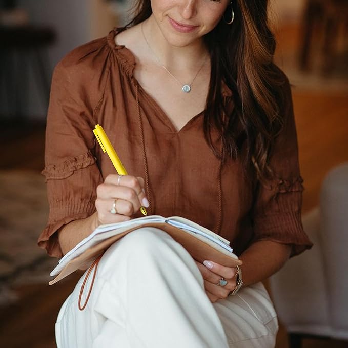 CRYLLIS Pens Bulk, 50Pack Black Pens,Black Ink Ballpoint Pens for Smooth Writing,No Smear,Office Supplies,Back to School Gifts,School Teacher,1.0mm