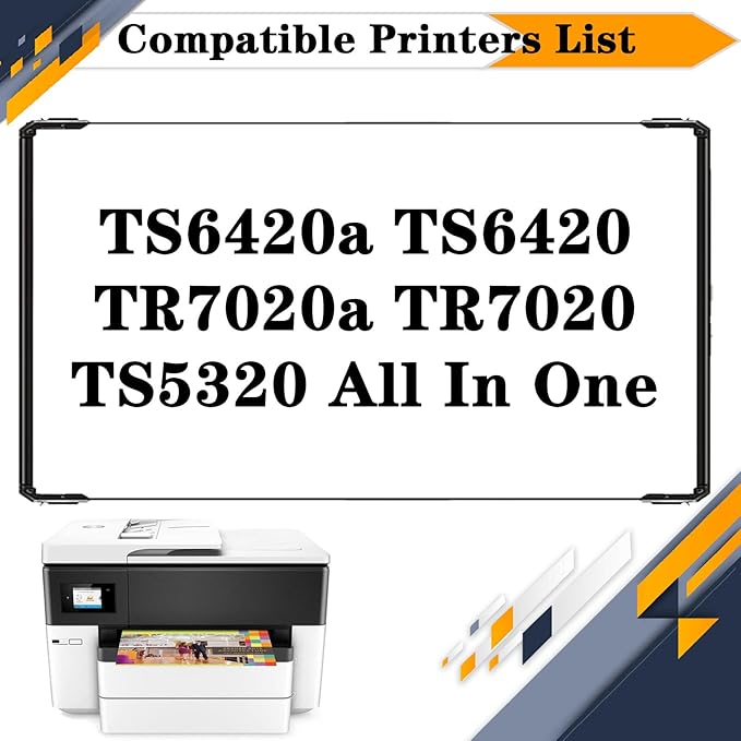 PG-260XL CL-261XL PG260 PG-260 CL261 CL-261 Ink Cartridges, Compatible for Canon TS6420a TS6420 TR7020a TR7020 TS5320 All in One Printers【High Print Volume with Chip Color*1