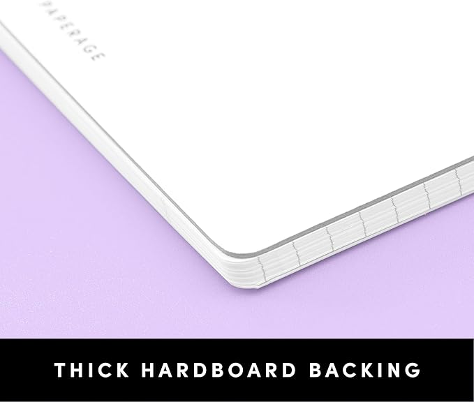 PAPERAGE Top Bound Spiral Notebook, 3 Pack, Lined Notepad, (Light Grey/Navy/Sage Green), 70 Sheets (140 Pages) Per Notebook, Wide/Legal Ruled, 8.5 inches x 11 inches