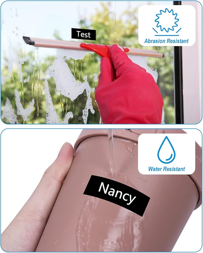 Weemay Compatible 3 Pack TZe-345 Replacement for Brother P-Touch Label Tape 18mm 0.7 White on Black 3/4 TZe TZ Tape TZ-345 TZ345 TZe345 for PT-D400AD PT-D610BT PT-D600 PT-D410 Printer, 0.7" x 26.2'