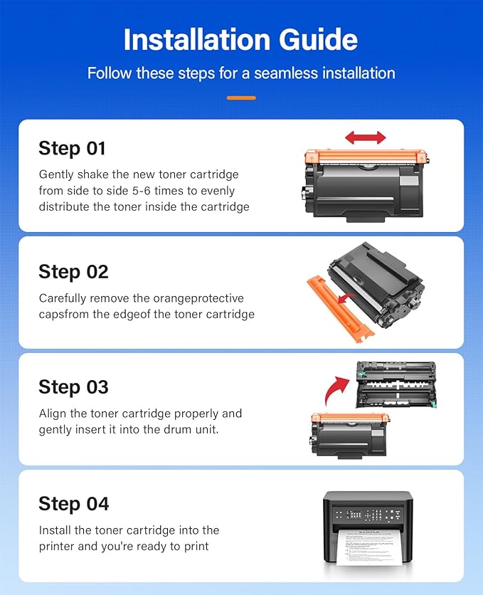 DR820 Drum Unit (Not Toner) Replacement for Brother DR-820 Imaging Drum Compatible for HL-L6200DW L6200DWT L5200DW L5100DN L5000D L6400DW MFC-L5800DW L5700DW L6700DW L6800DW DCP-L5600DN Printer 2-Pack