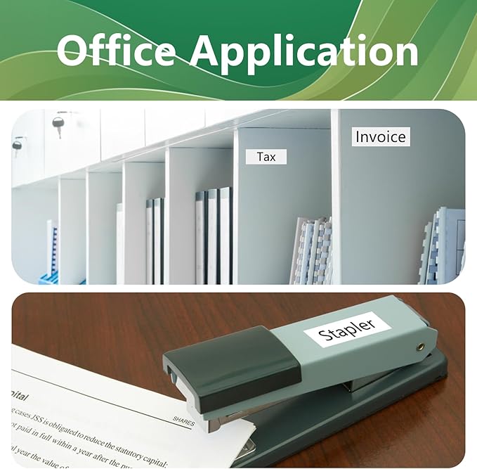 TZe-221 9mm Laminated White TZ Tape Compatible with Brother TZe221 TZ221 TZ-221 Replacement for Brother PTouch 9mm 0.35 Label Tape for PTH100 H110 D400AD D210 1290 Printers, 3-Pack