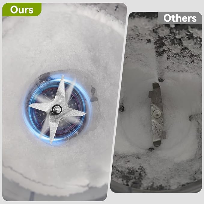 Home Blender, 1400W High-Speed Blender for Ice Crushing Power, Stainless Steel Blades, Kitchen Timer, 10 Speeds, 6 Programs for Smoothies, Frozen Drinks, Self-Cleaning, 64oz Bulk Production