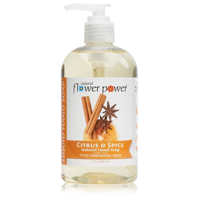 Liquid Hand Soap – Plant-Derived and Bio-Based Formula – Sulfate-Free, pH-Balanced, Vegan 3 Pack – Citrus & Spice – 3 x 12 oz